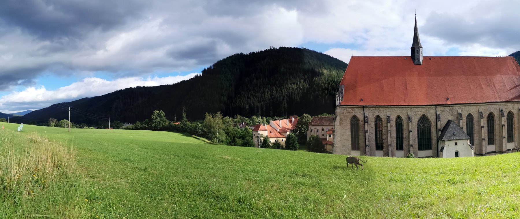 Münster und alpine Kulturlandschaft von Neuberg an der Mürz